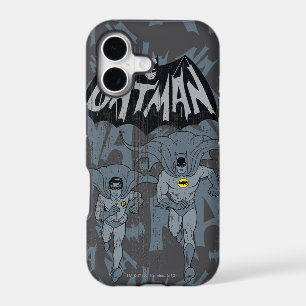 Batman et Robin avec Graphisme Logo Détérioré