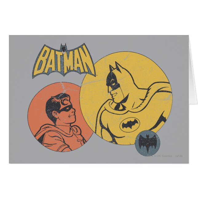 Batman Et Robin Graphic - Distressed (Devant horizontal)