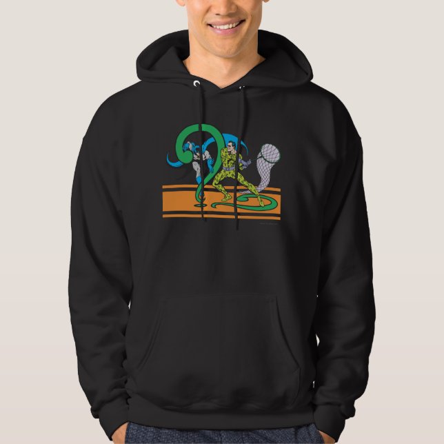 Batman Fights Riddler Hoodie (Front)