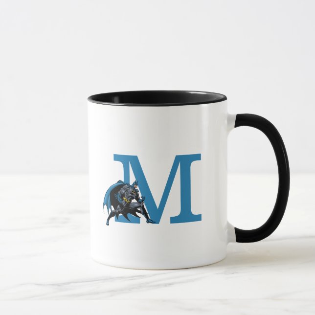 Batman Fists | Add Your Monogram & Name Mug (Right)