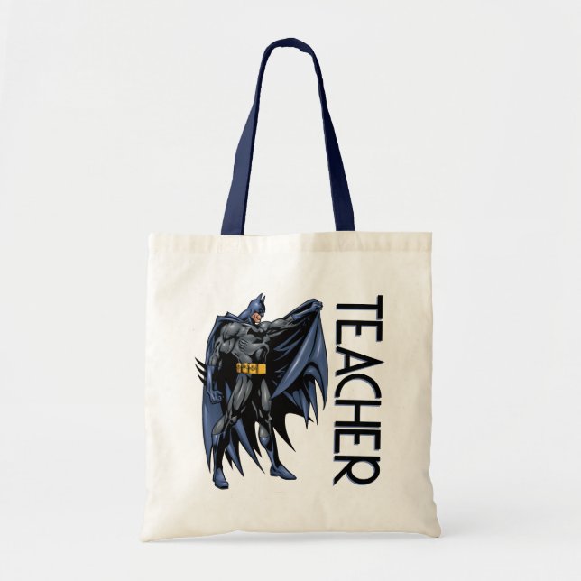 Batman Full-Colour Side Teacher Tote Bag (Front)