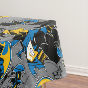 Batman Full Throttle Toss Pattern Tablecloth
