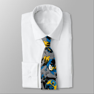 Batman Full Throttle Toss Pattern Tie