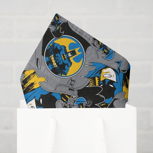 Batman Full Throttle Toss Pattern Tissue Paper (Gift Bag)