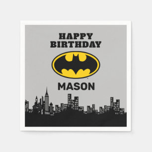 Batman - Gotham City   Birthday  Napkin