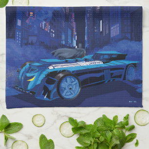 Batman Gotham City Night Patrol Kitchen Towel