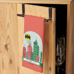 Batman Gotham City™ Snow Globe Graphic Kitchen Towel