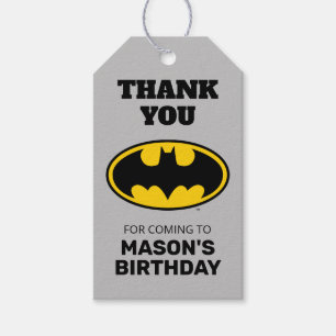 Batman - Gotham City Thank You Favour Gift Tags