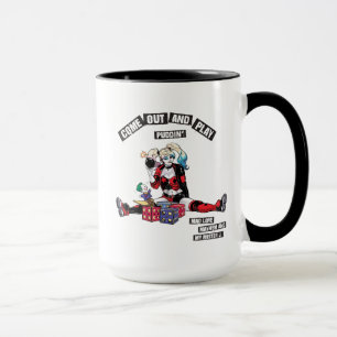 Batman   Harley Quinn "Come Out And Play Puddin'" Mug
