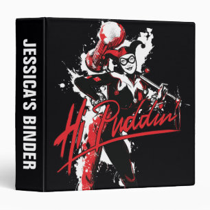 Batman   Harley Quinn "Hi Puddin'" Ink Art Binder