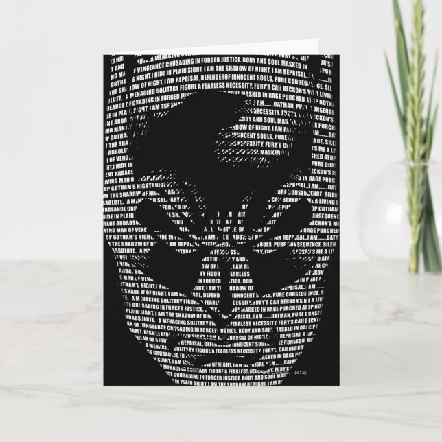 Batman Head Mantra Card (Front)