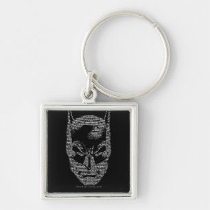 Batman Head Mantra Keychain