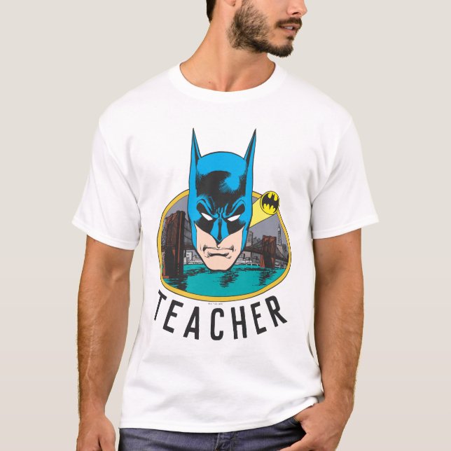Batman Head Teacher T-Shirt (Front)