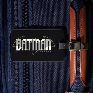 Batman Hi-Tech Name Graphic Luggage Tag