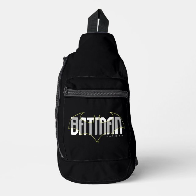 Batman Hi-Tech Name Graphic Sling Bag (Front)
