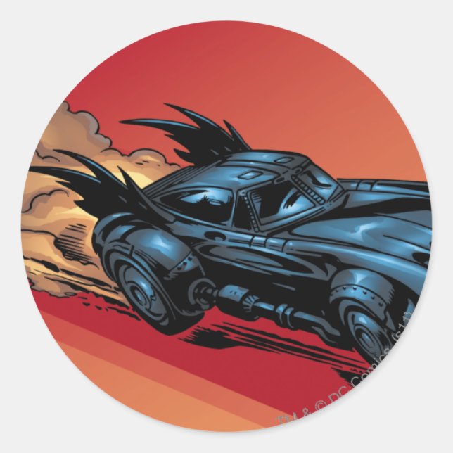 Batman Hyperdrive - 25A Classic Round Sticker (Front)