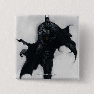 Batman Illustration 2 Inch Square Button