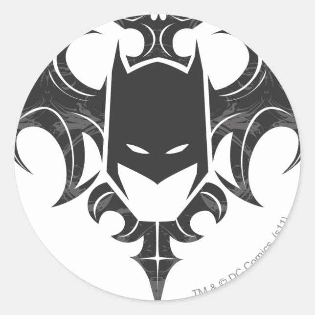 Batman Image 34 Classic Round Sticker (Front)
