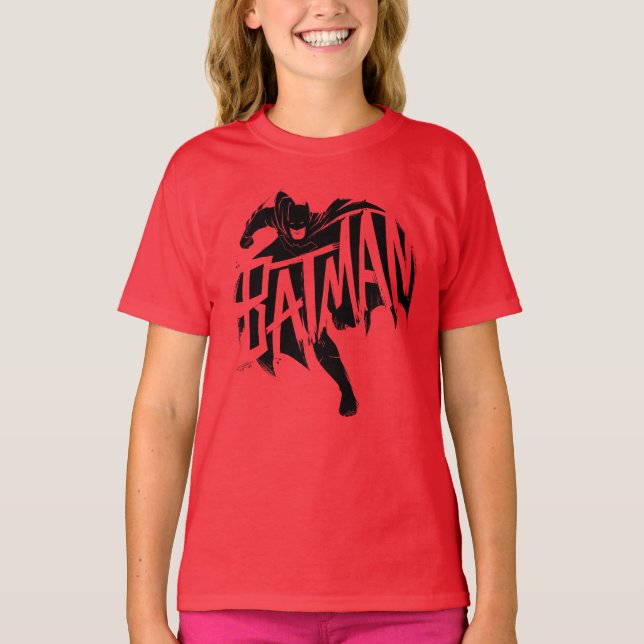 Batman Ink Brush Name T-Shirt (Front)