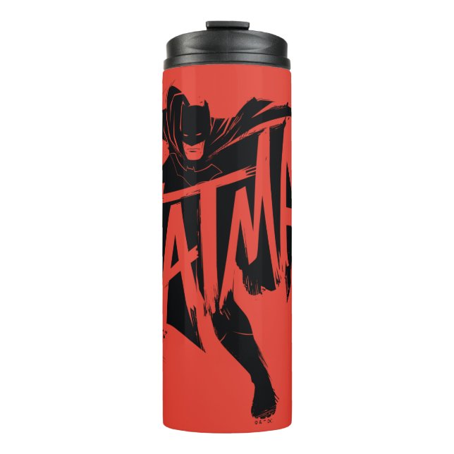 Batman Ink Brush Name Thermal Tumbler (Front)