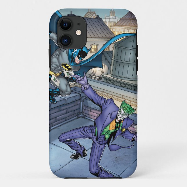 Batman & Joker - Battle Case-Mate iPhone Case (Back)