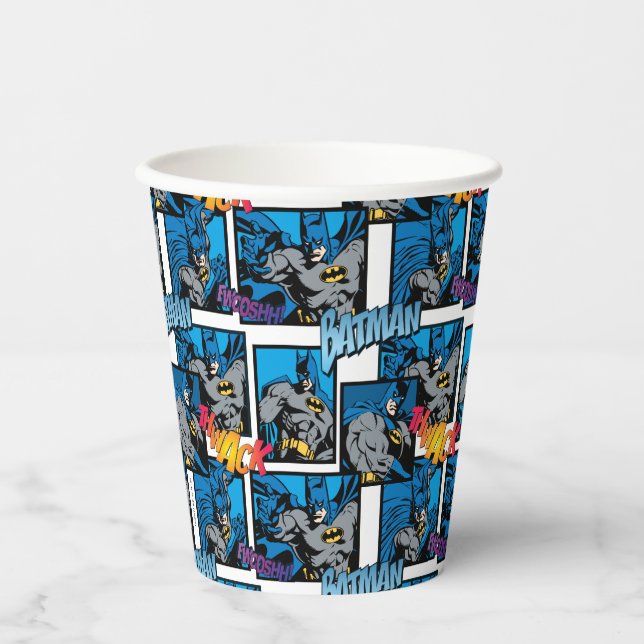 Batman Knight FX - 30A Thwack/Fwooshh Pattern Paper Cups (Front)