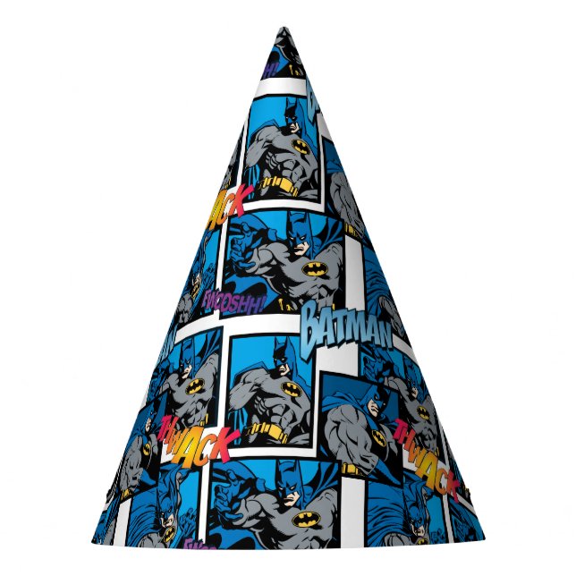 Batman Knight FX - 30A Thwack/Fwooshh Pattern Party Hat (Front)