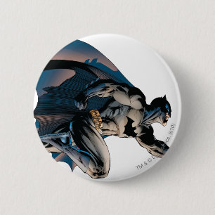 Batman Leaping Side View 2 Inch Round Button