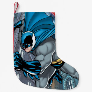 Batman Leaps - Arm Forward Small Christmas Stocking
