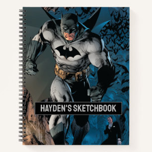 Batman Leaving Bat Cave Notebook