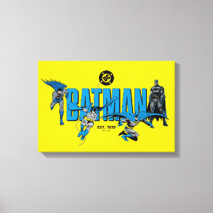 Batman Legends Forever Graphic Canvas Print