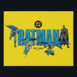 Batman Legends Forever Graphic Faux Canvas Print<br><div class="desc">Legends are Forever with this iconic Batman graphic celebrating the different eras of our favourite Caped Crusader! Grab this on a fun graphic tee,  wall art,  or many more customizable Zazzle products perfect for gifting or treating yourself!</div>