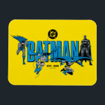 Batman Legends Forever Graphic Magnet<br><div class="desc">Legends are Forever with this iconic Batman graphic celebrating the different eras of our favourite Caped Crusader! Grab this on a fun graphic tee,  wall art,  or many more customizable Zazzle products perfect for gifting or treating yourself!</div>