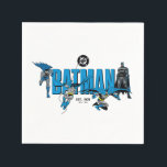 Batman Legends Forever Graphic Napkin<br><div class="desc">Legends are Forever with this iconic Batman graphic celebrating the different eras of our favourite Caped Crusader! Grab this on a fun graphic tee,  wall art,  or many more customizable Zazzle products perfect for gifting or treating yourself!</div>