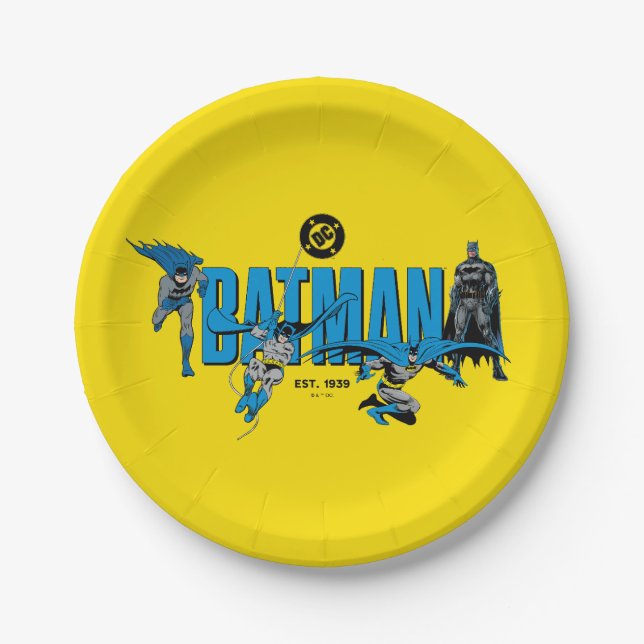 Batman Legends Forever Graphic Paper Plate (Front)