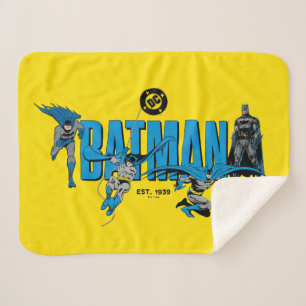 Batman Legends Forever Graphic Sherpa Blanket