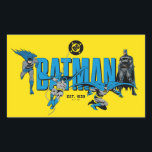 Batman Legends Forever Graphic Sticker<br><div class="desc">Legends are Forever with this iconic Batman graphic celebrating the different eras of our favourite Caped Crusader! Grab this on a fun graphic tee,  wall art,  or many more customizable Zazzle products perfect for gifting or treating yourself!</div>