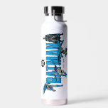 Batman Legends Forever Graphic Water Bottle<br><div class="desc">Legends are Forever with this iconic Batman graphic celebrating the different eras of our favourite Caped Crusader! Grab this on a fun graphic tee,  wall art,  or many more customizable Zazzle products perfect for gifting or treating yourself!</div>