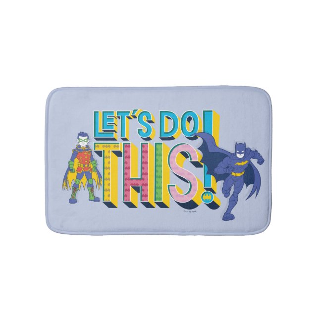 Batman | Let's Do This Bath Mat (Front)