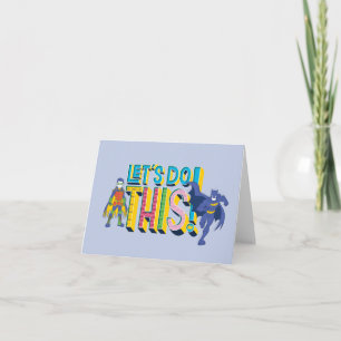 Batman Let's Do This Note Card