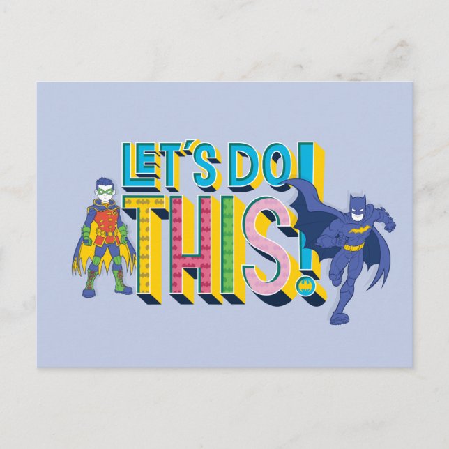 Batman | Let's Do This Postcard (Front)