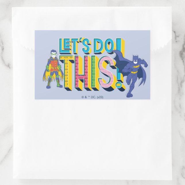 Batman | Let's Do This Sticker (Bag)