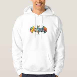 Batman Logo Neon/80s Graffiti Hoodie