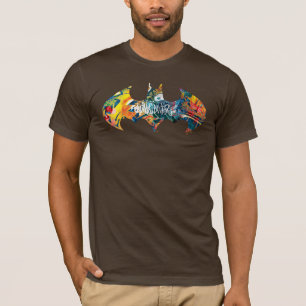 Batman Logo Neon/80s Graffiti T-Shirt