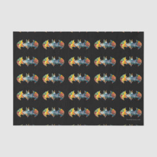 Batman Logo Neon/80s Graffiti Tissue Paper