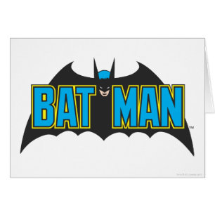 Batman   Logo noir bleu Vintage