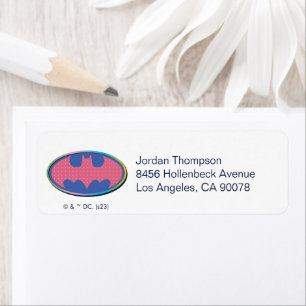 Batman   Logo Pink Polka Dot