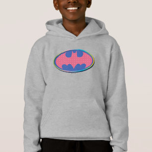 Batman Logo Pink Polka Dot