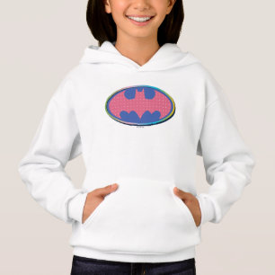 Batman Logo Pink Polka Dot