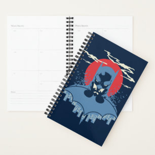Batman Lune Rouge Avec Logo